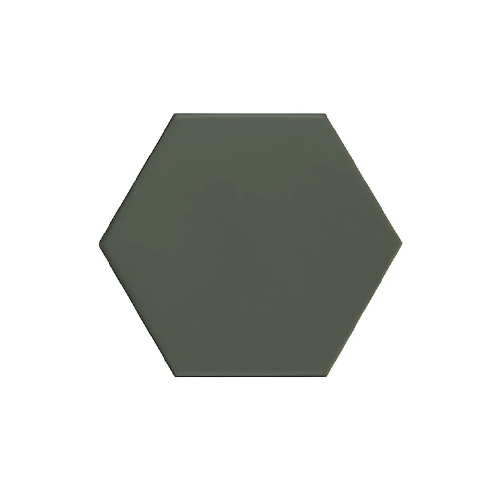 Eiffel art construction Carrelage Sol Uni<Carrelage sol / mur hexagonal uni vert mate 11,6x10,1 cm KROMATIKA GREEN