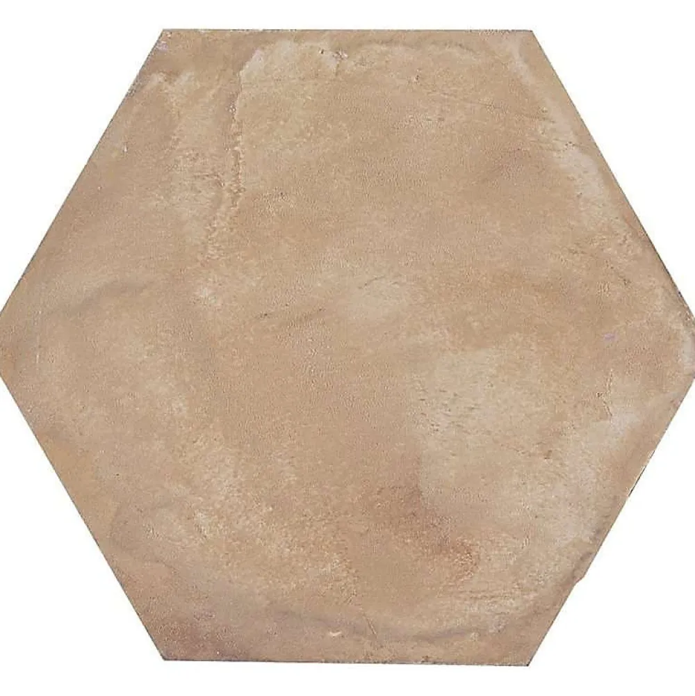 Aelle Carrelage Carrelage Sol Effet Carreaux De Ciment<Carrelage sol / mur hexagonal effet ciment 25 x 21.6 cm TERRA OCRA HEXAGONAL