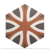 Aelle Carrelage Carrelage Sol Uni<Carrelage sol / mur hexagonal à motif coloré 17,5x20 cm COIMBRA DOLCE 30659