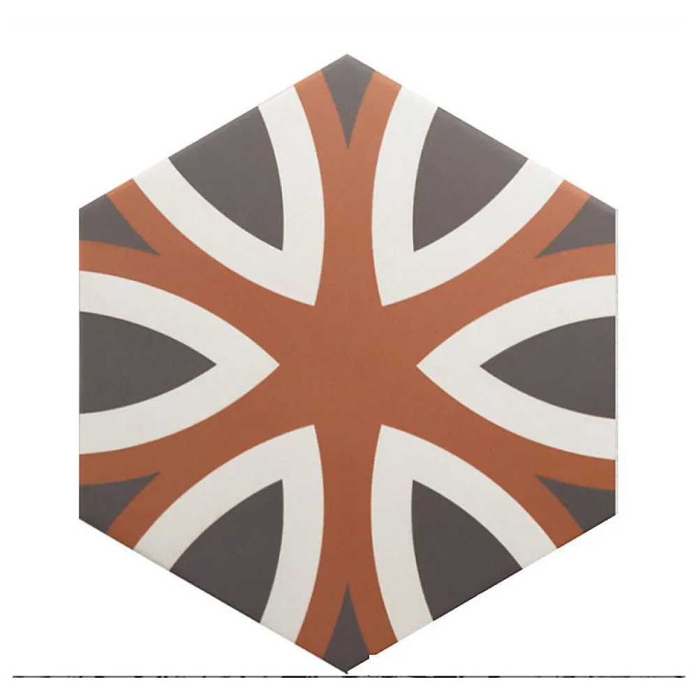 Aelle Carrelage Carrelage Sol Uni<Carrelage sol / mur hexagonal à motif coloré 17,5x20 cm COIMBRA DOLCE 30659