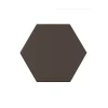 Eiffel art construction Carrelage Sol Uni|Carrelage Sol Pour Wc<Carrelage sol / mur hexagonal uni marron mate 11,6x10,1 cm KROMATIKA BROWN