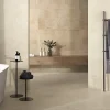 RAK Ceramics Carrelage sol / mur intérieur - exterieur Montpellier Stone Ivory l.60 X L.120 cm rectifié 1er choix. R10- Carrelage Sol Effet Pierre