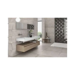 Aelle Carrelage Carrelage Sol Effet Béton<Carrelage sol / mur moderne gris 75x75 cm MATERIKA GREY