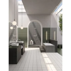 Aelle Carrelage Carrelage sol / mur noir 18,6x18,6 cm Base OLTRE Nero- Carrelage Sol Uni