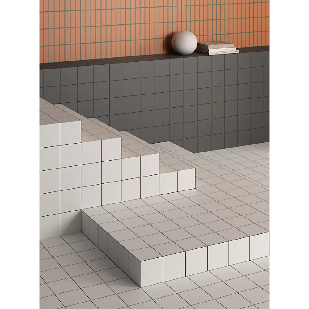 Aelle Carrelage Carrelage sol / mur noir 18,6x18,6 cm Base OLTRE Nero- Carrelage Sol Uni