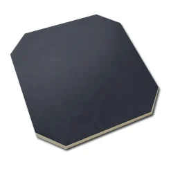 Aelle Carrelage Carrelage sol / mur octogonal uni noir mate 20x20 cm OCTAGON NEGRO MATE- Carrelage Sol Pour Salle De Bains|Carrelage Sol Uni