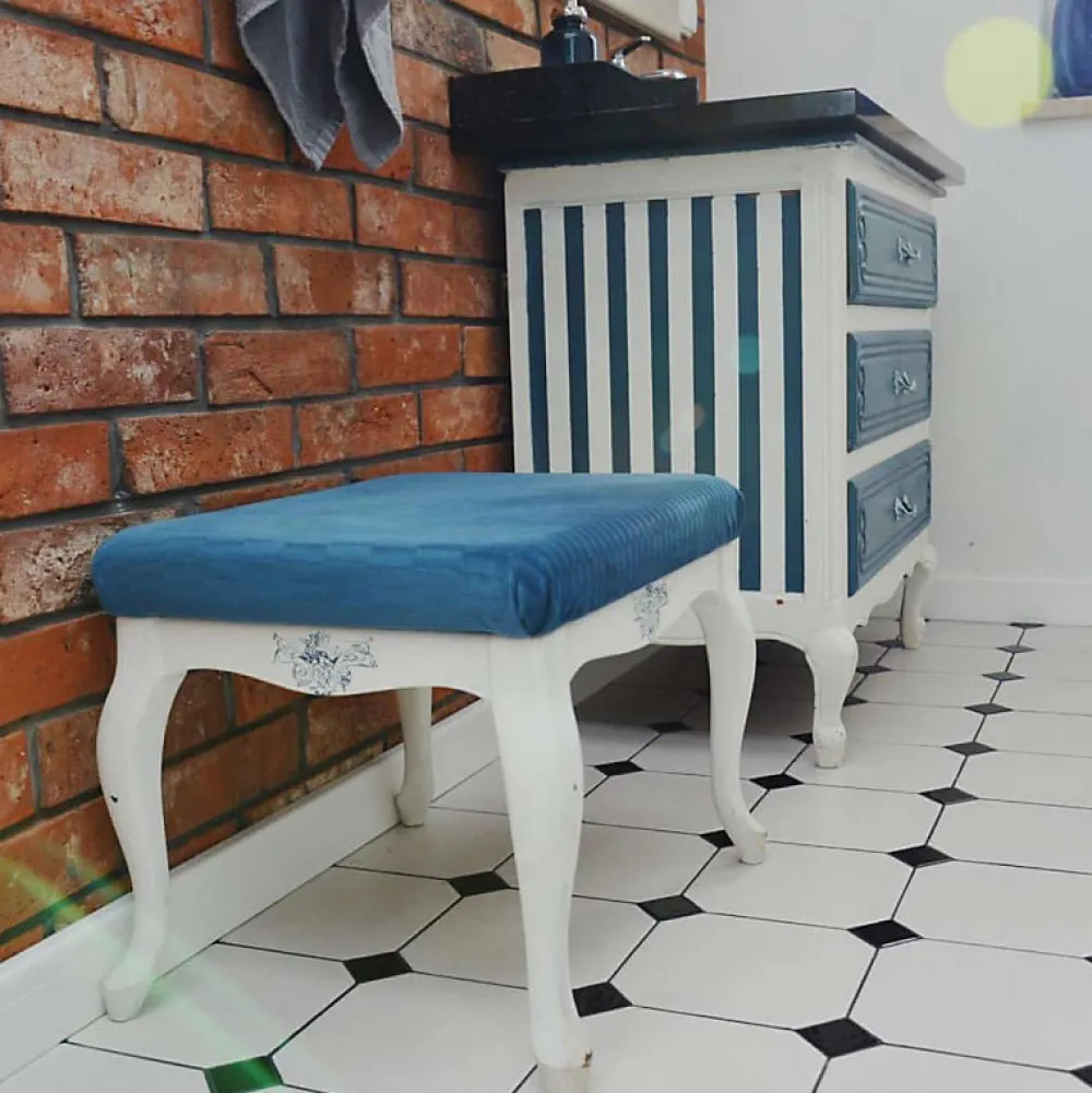 Aelle Carrelage Carrelage Sol Pour Salle De Bains|Carrelage Sol Effet Carreaux De Ciment<Carrelage sol / mur octogonal uni blanc 20x20 cm VODEVIL OCTOGONE CABARET NACAR