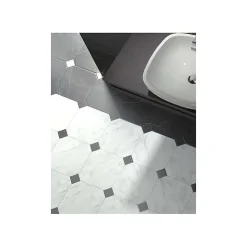 Aelle Carrelage Carrelage Sol Effet Marbre<Carrelage sol / mur octogonal effet marbre blanc 20x20 cm OCTAGON MARMOL BLANCO