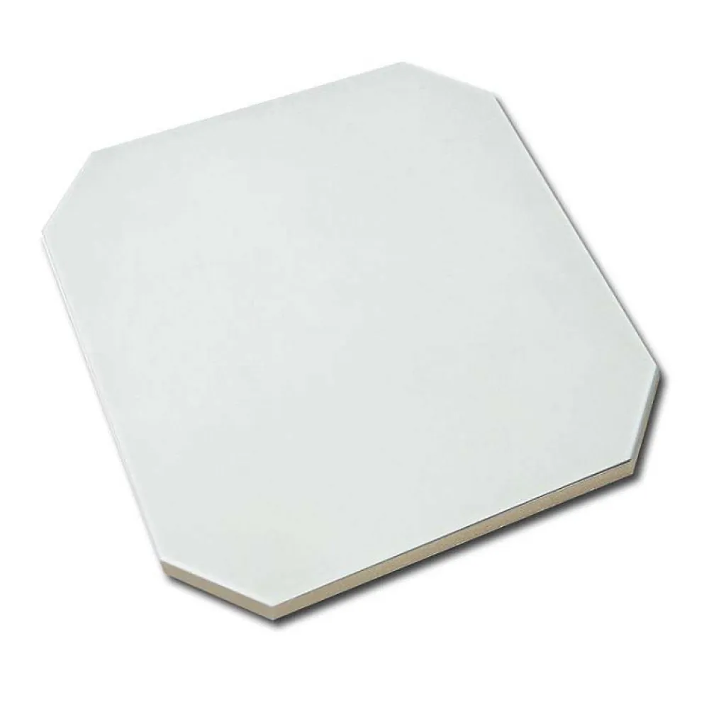 Aelle Carrelage Carrelage sol / mur octogonal uni blanc mate 20x20 cm OCTAGON BLANCO MATE- Carrelage Sol Uni