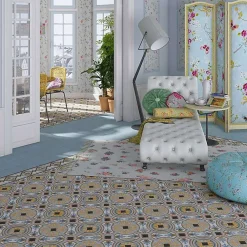 Aelle Carrelage Carrelage sol / mur octogonal motif 20x20 cm VODEVIL OCTOGONO DIGLAS- Carrelage Sol Effet Carreaux De Ciment