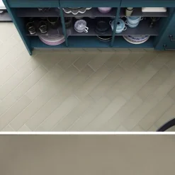 Aelle Carrelage Carrelage sol / mur pose baton rompu chevron uni vert kaki mate STROMBOLI EVERGREEN- Carrelage Sol Uni