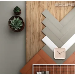 Aelle Carrelage Carrelage sol / mur pose baton rompu chevron uni vert kaki mate STROMBOLI EVERGREEN- Carrelage Sol Uni