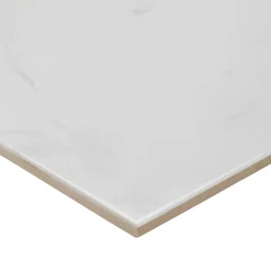 GoodHome Carrelage sol blanc 30 x 60 cm Elegance Marble- Carrelage Mural Pour Pièce À Vivre|Carrelage Mural Effet Marbre