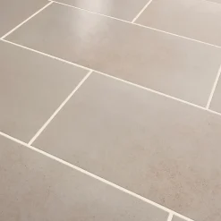 GoodHome Carrelage Mural Pour Cuisine|Carrelage Sol Pour Pièce À Vivre<Carrelage sol effet béton ivoire L.61,7 x l.30,7 cm x ép.7,4 mm, Konkrete