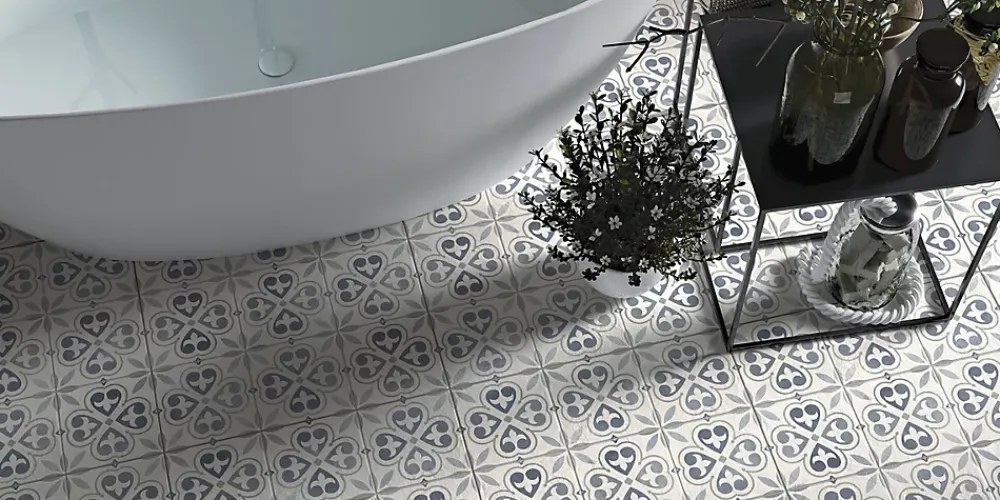 Reflex Boutique Carrelage Sol Effet Carreaux De Ciment<Carrelage sol effet carreaux de ciment Stella fint 60x60 cm - Réflex Boutique