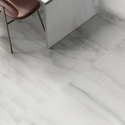 Carrelage sol et mur argent mat Onyx 60 x 120 cm- Carrelage Mural Effet Marbre|Carrelage Sol Effet Marbre