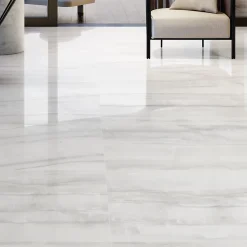 Carrelage Mural Pour Pièce À Vivre|Carrelage Sol Effet Marbre<Carrelage sol et mur argent brillant Onyx 90 x 180 cm
