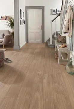 GoodHome Carrelage Mural Pour Douche|Carrelage Mural Pour Salle De Bains<Carrelage sol et mur aspect bois naturel L.120 x l.20 cm x ép.9 mm, Antic Rustic