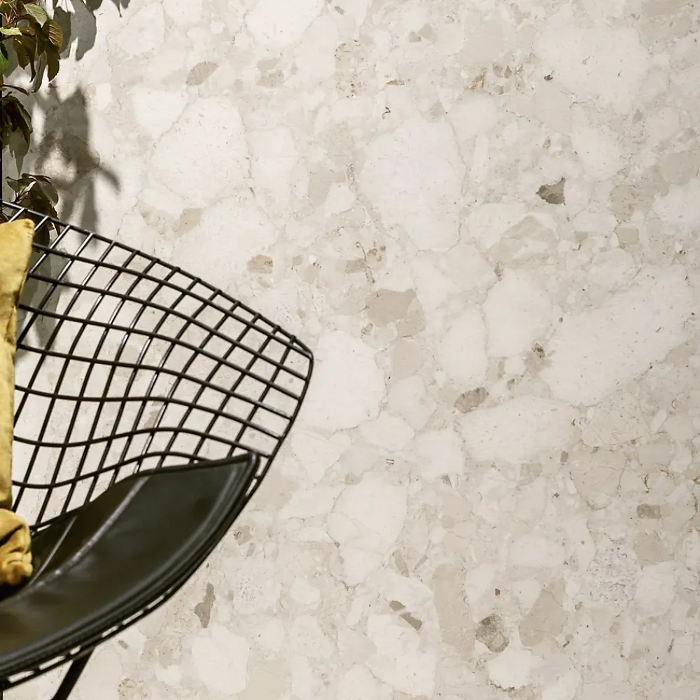 Carrelage sol et mur beige mat Breccia 60 x 120 cm- Carrelage Mural Pour Wc|Carrelage Mural Effet Pierre