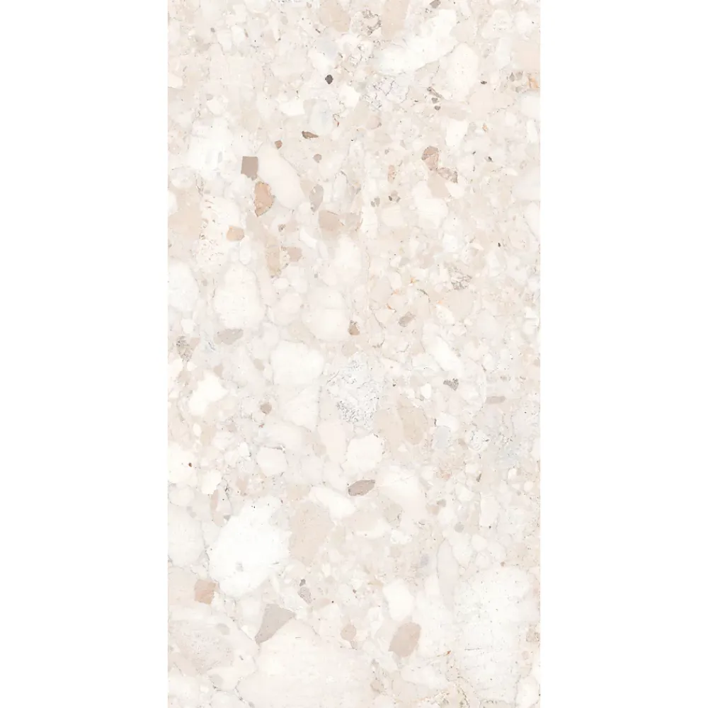 Carrelage sol et mur beige mat Breccia 60 x 120 cm- Carrelage Mural Pour Wc|Carrelage Mural Effet Pierre
