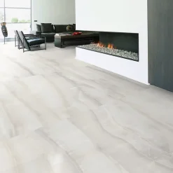 Carrelage Mural Pour Pièce À Vivre|Carrelage Sol Effet Marbre<Carrelage sol et mur blanc mat Onyx 60 x 120 cm