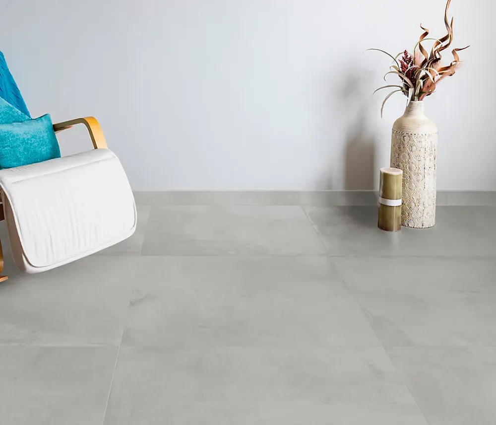 Carrelage Mural Effet Béton|Carrelage Sol Effet Béton<Carrelage sol et mur Concrete gris effet béton 61 x 61 cm ep 9cm