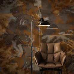 Carrelage sol et mur cuivre brillant Mirroir 60 x 120 cm- Carrelage Sol Avec Motif|Carrelage Mural Avec Motif
