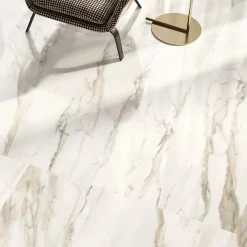 Carrelage sol et mur doré brillant Prestige 60 x 120 cm- Carrelage Mural Pour Pièce À Vivre|Carrelage Mural Effet Marbre