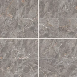 GoodHome Carrelage Mural Effet Marbre|Carrelage Sol Pour Pièce À Vivre<Carrelage sol et mur effet pierre gris mat L.60 x l.60 cm x ép.8,2 mm, Zerlina