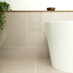GoodHome Carrelage sol et mur effet marbre beige brillant L.60 x l.60 cm x ép.8 mm, Musetta- Carrelage Mural Effet Marbre|Carrelage Mural Pour Douche