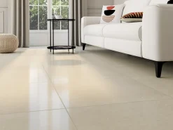 GoodHome Carrelage sol et mur effet marbre beige brillant L.60 x l.60 cm x ép.8 mm, Musetta- Carrelage Mural Effet Marbre|Carrelage Mural Pour Douche