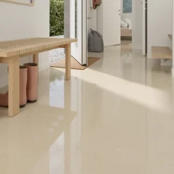 GoodHome Carrelage sol et mur effet marbre beige brillant L.60 x l.60 cm x ép.8 mm, Musetta- Carrelage Mural Effet Marbre|Carrelage Mural Pour Douche
