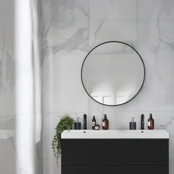Carrelage sol et mur effet marbre blanc L.120 x l.60 cm x ép.9,4 mm, Pulido- Carrelage Mural Pour Douche|Carrelage Mural Pour Wc