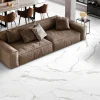 Carrelage Mural Pour Pièce À Vivre|Carrelage Mural Effet Marbre<Carrelage sol et mur effet marbre blanc mat L.90 x l.90 cm x ép.9 mm, Palazzo