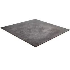 GoodHome Carrelage sol et mur effet béton anthracite L.61,6 x l.61,6 cm x ép.7,4 mm, Konkrete- Carrelage Mural Pour Wc|Carrelage Mural Effet Béton