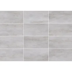 Gresmalt Carrelage sol et mur en grès cérame effet béton gris mat L.60 x l.30 cm x ép.7,4 mm, Upper- Carrelage Mural Effet Béton|Carrelage Sol Effet Béton