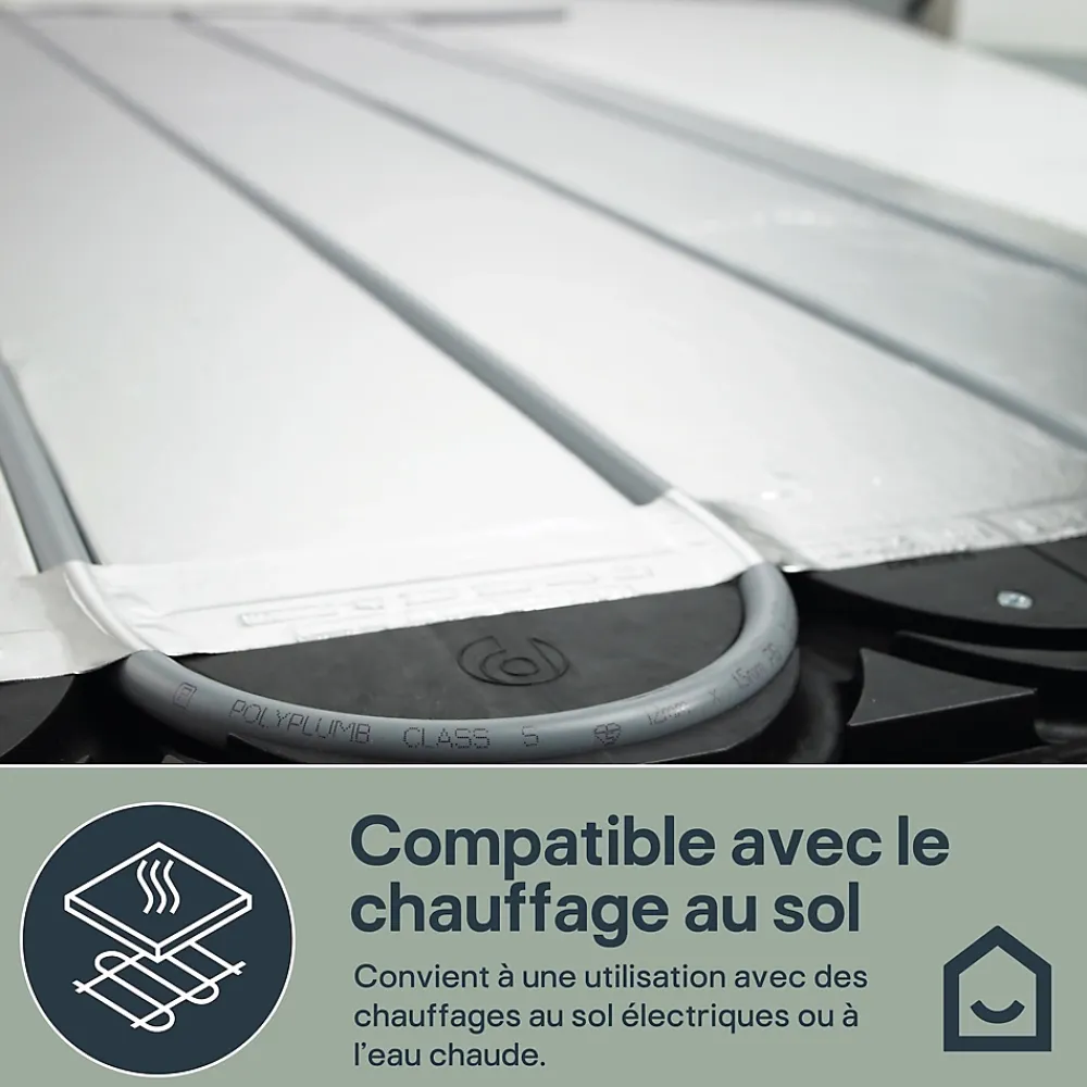 GoodHome Carrelage Mural Effet Pierre|Carrelage Sol Effet Pierre<Carrelage sol et mur intérieur beige effet pierre L.59,5 x l.29,5 cm x ép.8,7 mm, Kyat