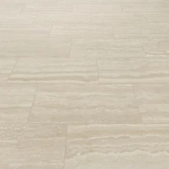 GoodHome Carrelage Mural Effet Pierre|Carrelage Sol Effet Pierre<Carrelage sol et mur intérieur beige effet pierre L.59,5 x l.29,5 cm x ép.8,7 mm, Kyat