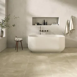 Carrelage Mural Pour Wc|Carrelage Mural Effet Béton<Carrelage sol et mur intérieur grège effet pierre L.60,4 x l.60,4 cm x ép.7,4 mm, Himalaya