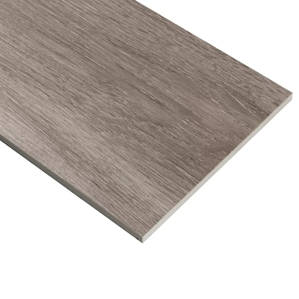 Ecoceramic Carrelage Mural Pour Douche|Carrelage Mural Pour Salle De Bains<Carrelage sol et mur intérieur effet bois taupe mat L.120 x l.20 cm x ép.9 mm, Urbanwood