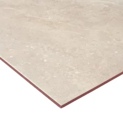 GoodHome Carrelage Mural Effet Pierre|Carrelage Mural Pour Douche<Carrelage sol et mur intérieur beige effet pierre L.45 x l.45 cm x ép.9,1 mm, Limo Mocca