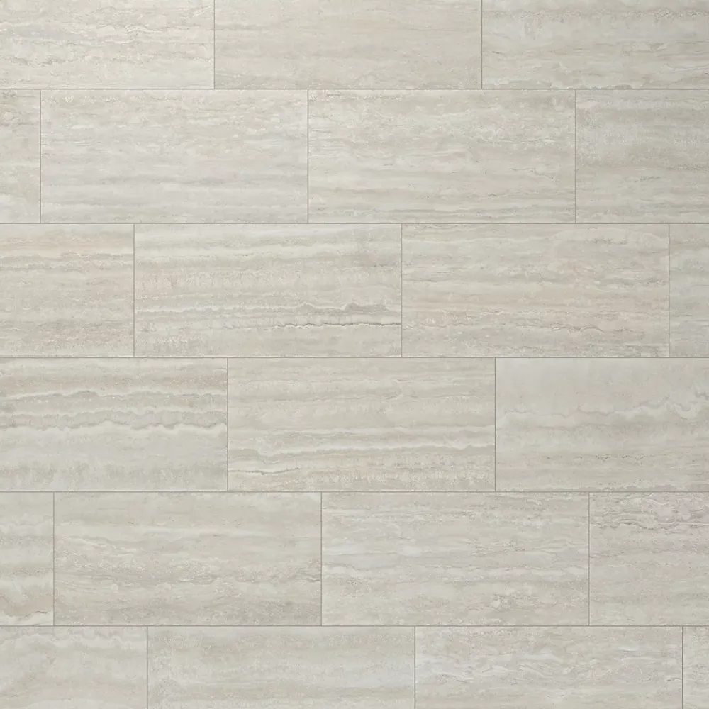 GoodHome Carrelage sol et mur intérieur gris clair effet pierre L.59,5 x l.29,5 cm x ép.8,7 mm, Kyat- Carrelage Mural Effet Pierre|Carrelage Sol Effet Pierre