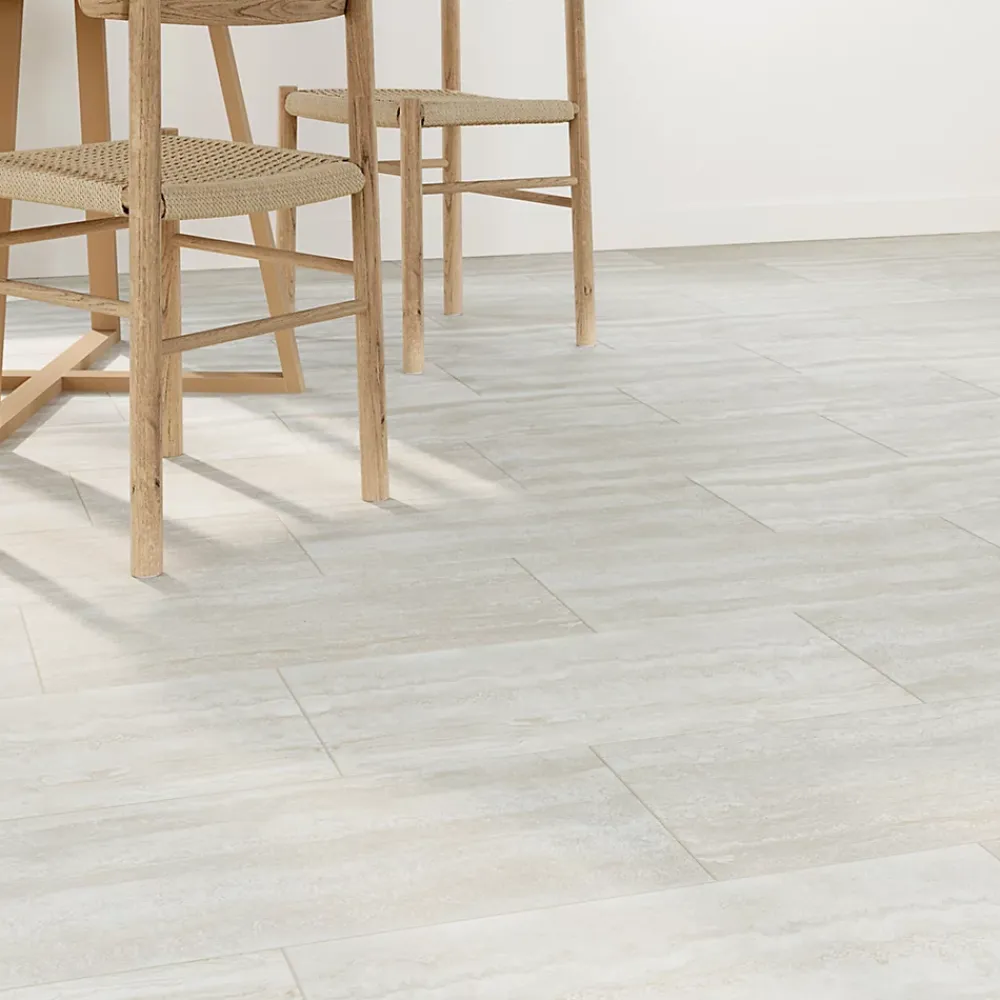 GoodHome Carrelage sol et mur intérieur gris clair effet pierre L.59,5 x l.29,5 cm x ép.8,7 mm, Kyat- Carrelage Mural Effet Pierre|Carrelage Sol Effet Pierre