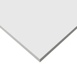 GoodHome Carrelage sol et mur intérieur blanc mat L.60 x l.60 cm x ép.9 mm, Plain- Carrelage Mural Pour Wc|Carrelage Sol Pour Wc