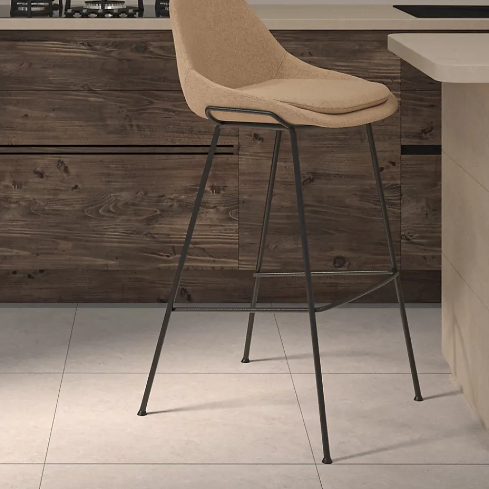 Ecoceramic Carrelage sol et mur intérieur en grès cérame émaillé effet pierre beige mat L.60 x l.60 cm x ép.8,5 mm, Basilea- Carrelage Mural Pour Cuisine|Carrelage Mural Pour Salle De Bains