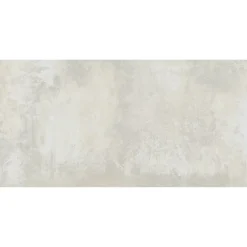 Carrelage Mural Effet Béton|Carrelage Mural Pour Douche<Carrelage sol et mur intérieur en grès cérame émaillé effet béton blanc satin L.61 x l.31 cm x ép.8 mm, Malt