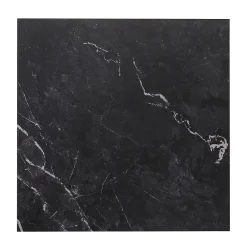GoodHome Carrelage sol et mur intérieur effet marbre noir mat L.60 x l.60 cm x ép.9 mm, Ultimate Marble- Carrelage Mural Pour Wc|Carrelage Mural Effet Marbre