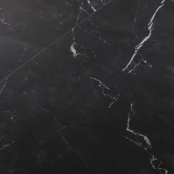 GoodHome Carrelage sol et mur intérieur effet marbre noir mat L.60 x l.60 cm x ép.9 mm, Ultimate Marble- Carrelage Mural Pour Wc|Carrelage Mural Effet Marbre