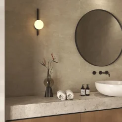 Carrelage Mural Pour Wc|Carrelage Mural Effet Béton<Carrelage sol et mur intérieur beige effet pierre L.60,4 x l.30 cm x ép.7,4 mm, Mitha