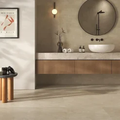 Carrelage Mural Pour Wc|Carrelage Mural Effet Béton<Carrelage sol et mur intérieur beige effet pierre L.60,4 x l.30 cm x ép.7,4 mm, Mitha